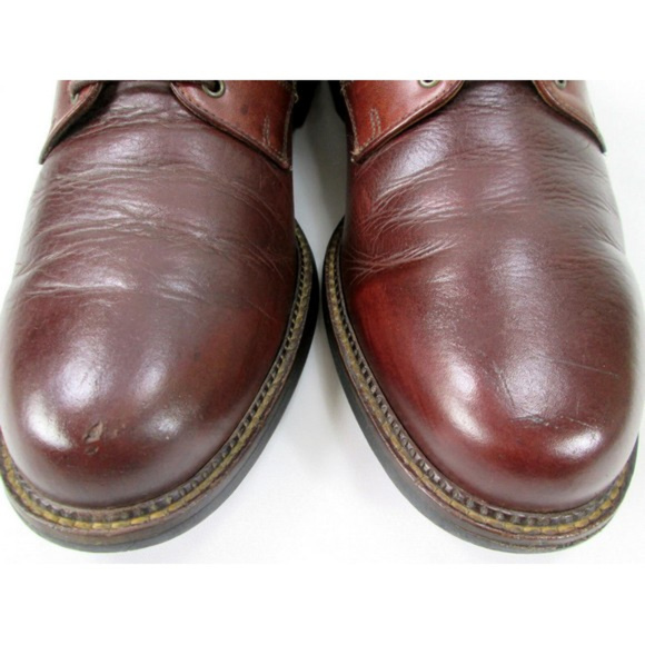 Neal M Men\'s Classic Brown Bison Leather Derby Shoes Waterproof Made In USA!!! main image 5
